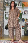 Bibi Gingham Pocket Tunic Naturals